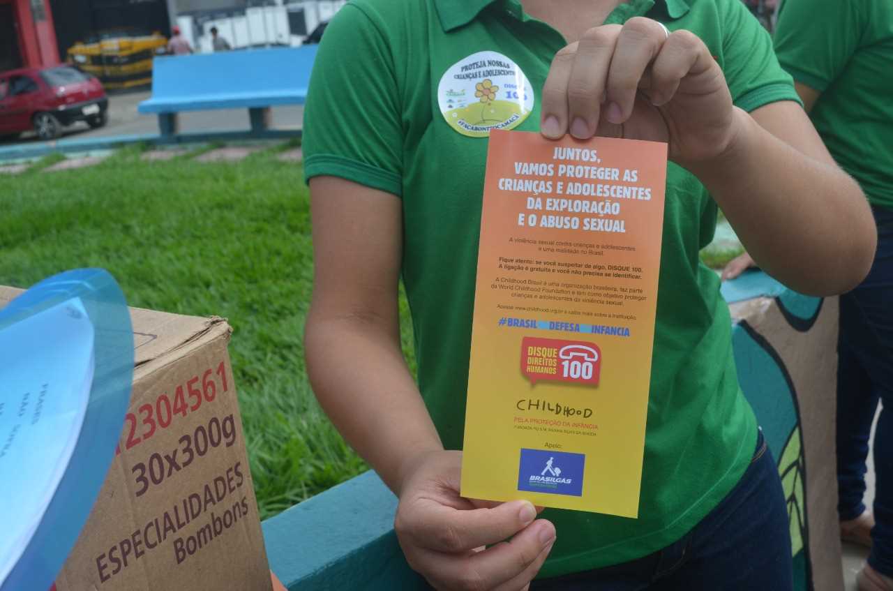 comemora 18 de Maio dia nacional de combate ao abuso e exploração sexual a Criança e Adolescente
